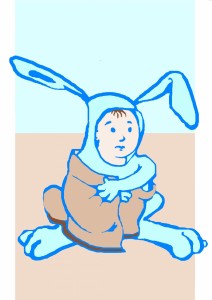 couleur grand lapin-enfant